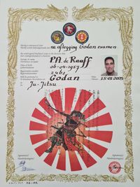 Certificaat 5e Dan